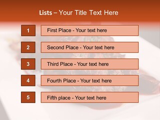Sauce Barbecue Nutrition PowerPoint Template