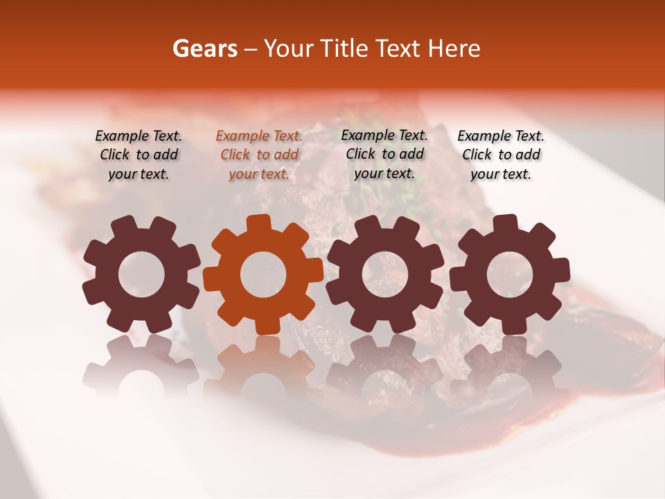 Sauce Barbecue Nutrition PowerPoint Template