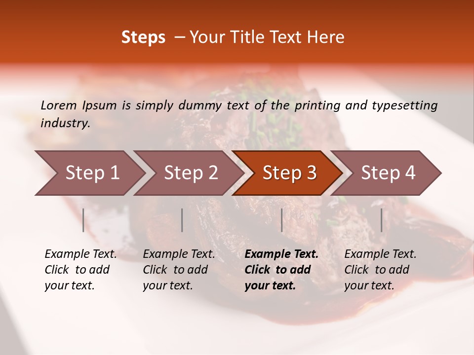 Sauce Barbecue Nutrition PowerPoint Template