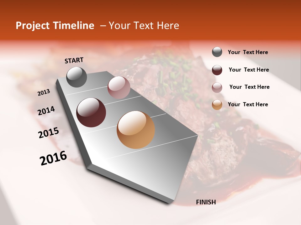 Sauce Barbecue Nutrition PowerPoint Template
