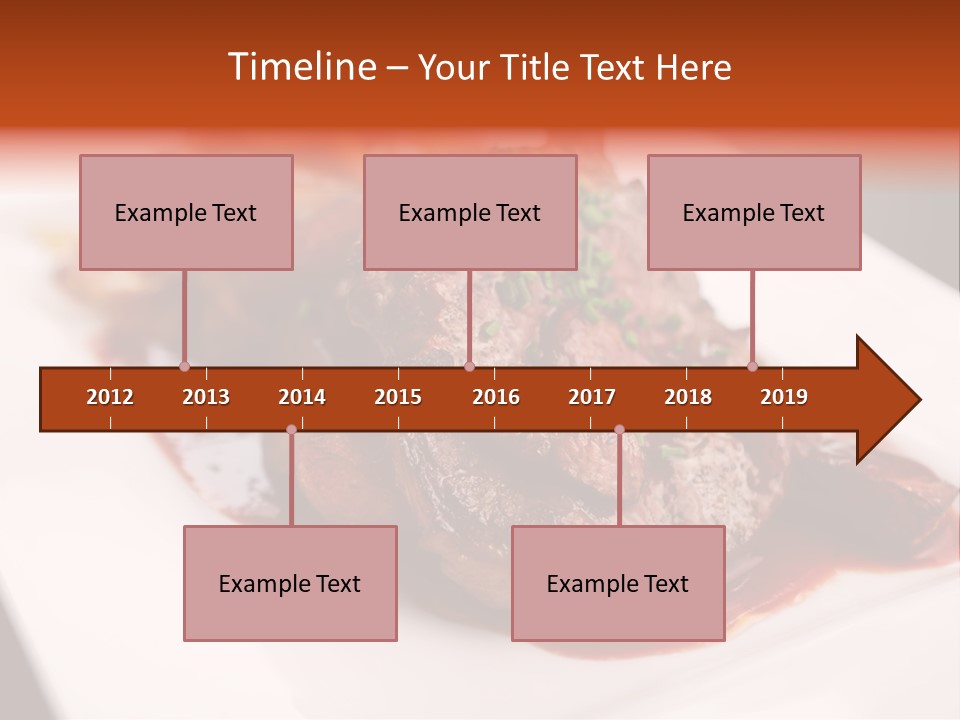 Sauce Barbecue Nutrition PowerPoint Template