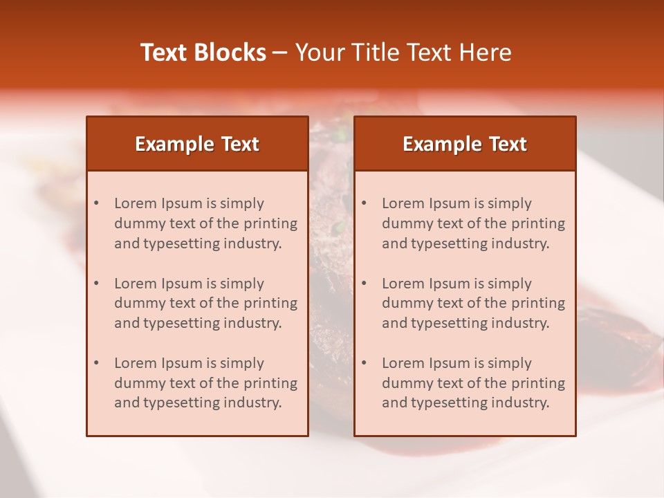 Sauce Barbecue Nutrition PowerPoint Template