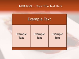 Sauce Barbecue Nutrition PowerPoint Template