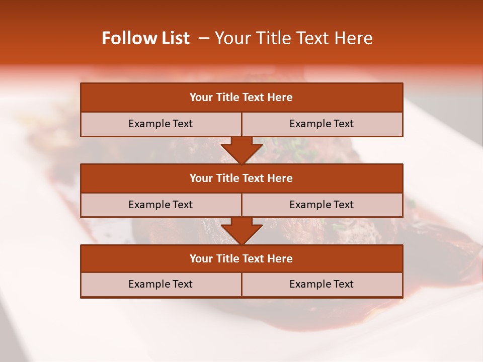 Sauce Barbecue Nutrition PowerPoint Template