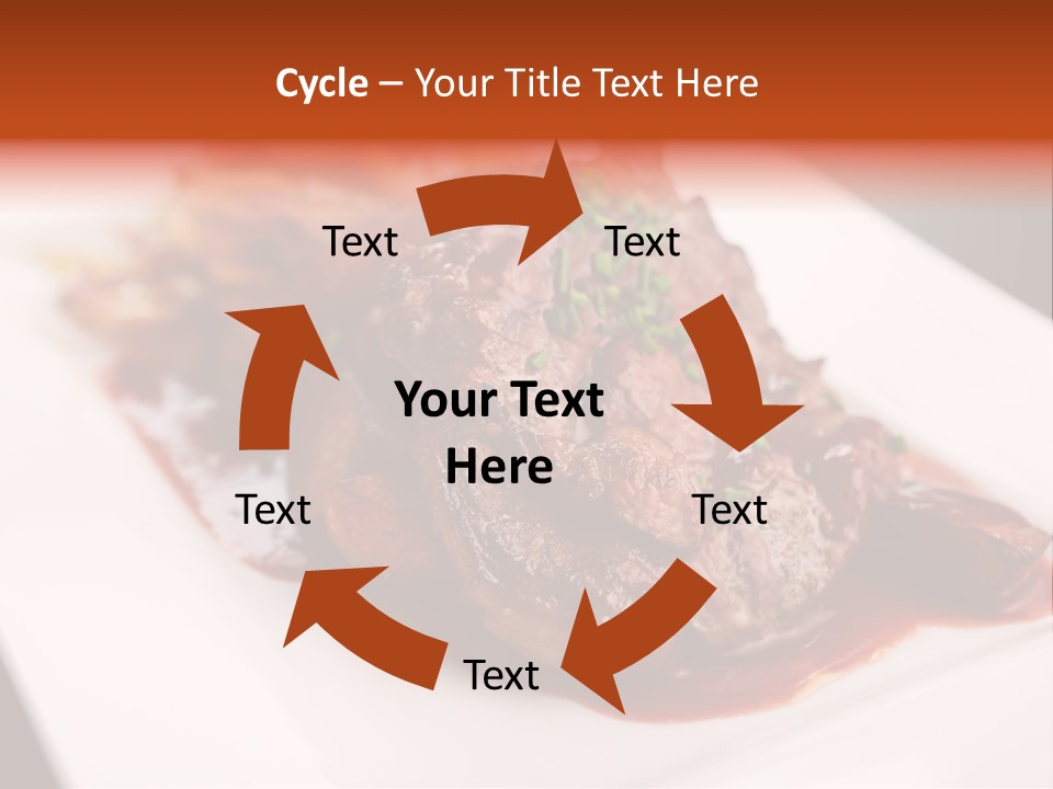 Sauce Barbecue Nutrition PowerPoint Template