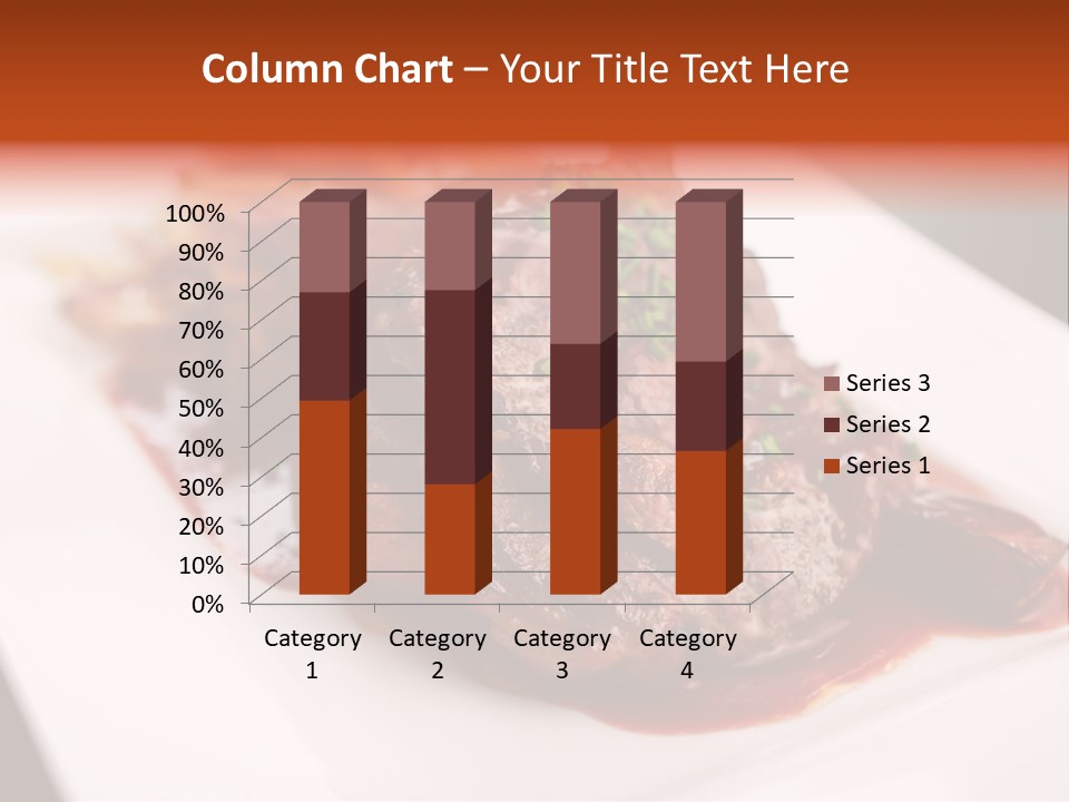 Sauce Barbecue Nutrition PowerPoint Template