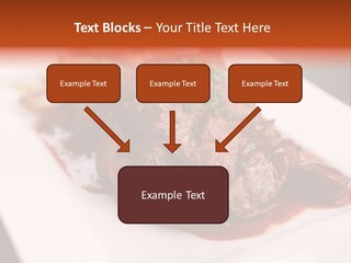 Sauce Barbecue Nutrition PowerPoint Template