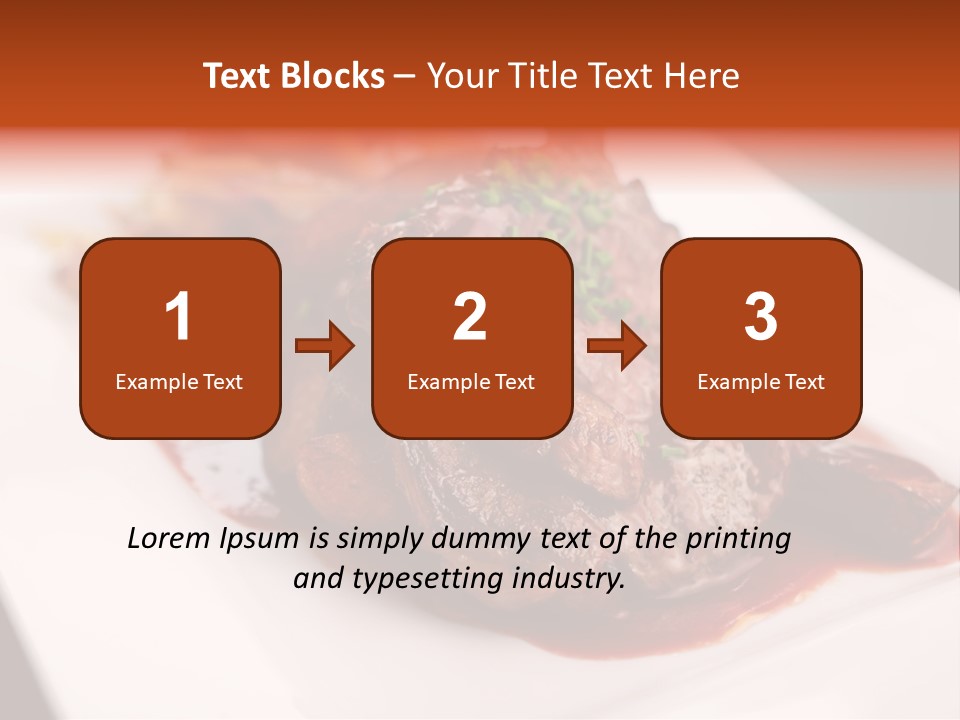 Sauce Barbecue Nutrition PowerPoint Template