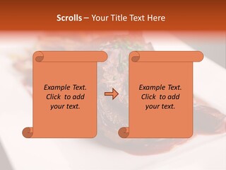 Sauce Barbecue Nutrition PowerPoint Template
