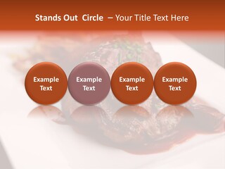 Sauce Barbecue Nutrition PowerPoint Template