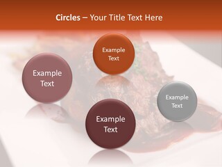 Sauce Barbecue Nutrition PowerPoint Template