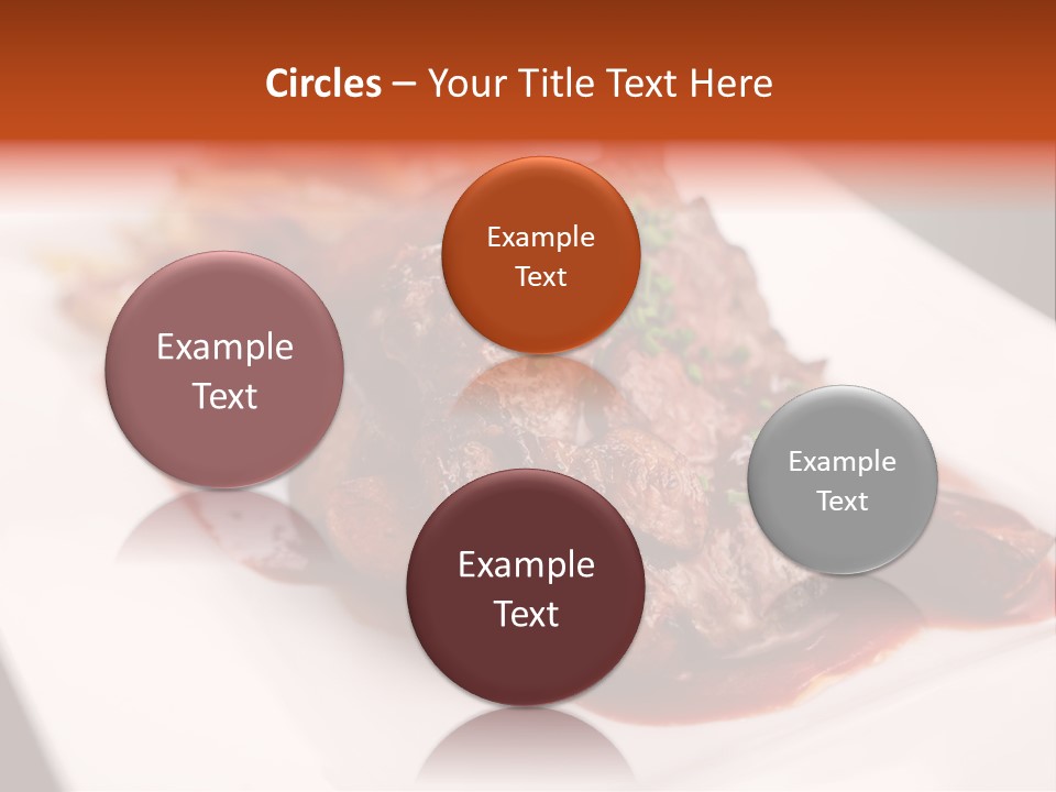 Sauce Barbecue Nutrition PowerPoint Template