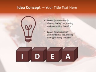 Sauce Barbecue Nutrition PowerPoint Template