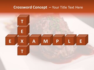 Sauce Barbecue Nutrition PowerPoint Template