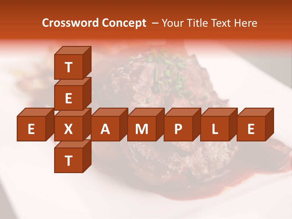 Sauce Barbecue Nutrition PowerPoint Template