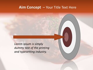 Sauce Barbecue Nutrition PowerPoint Template