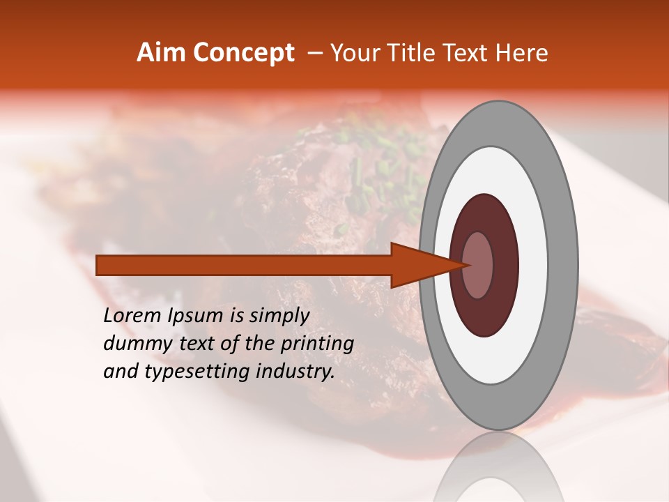 Sauce Barbecue Nutrition PowerPoint Template