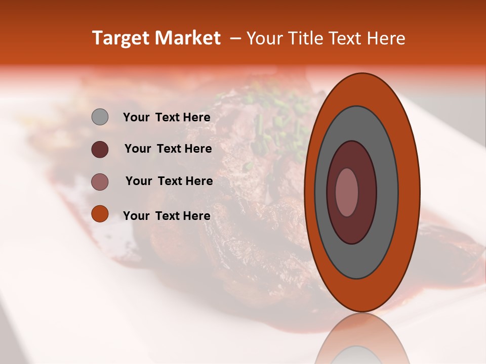 Sauce Barbecue Nutrition PowerPoint Template