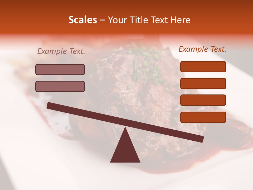 Sauce Barbecue Nutrition PowerPoint Template