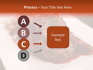 Sauce Barbecue Nutrition PowerPoint Template