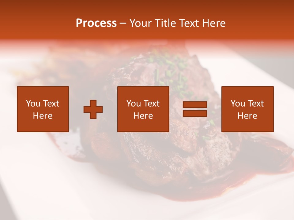 Sauce Barbecue Nutrition PowerPoint Template