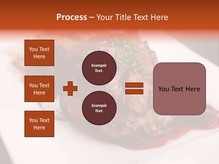 Sauce Barbecue Nutrition PowerPoint Template