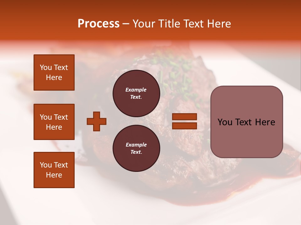 Sauce Barbecue Nutrition PowerPoint Template