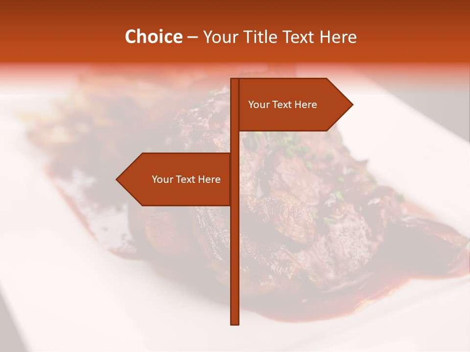 Sauce Barbecue Nutrition PowerPoint Template