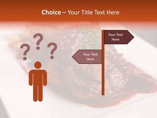 Sauce Barbecue Nutrition PowerPoint Template