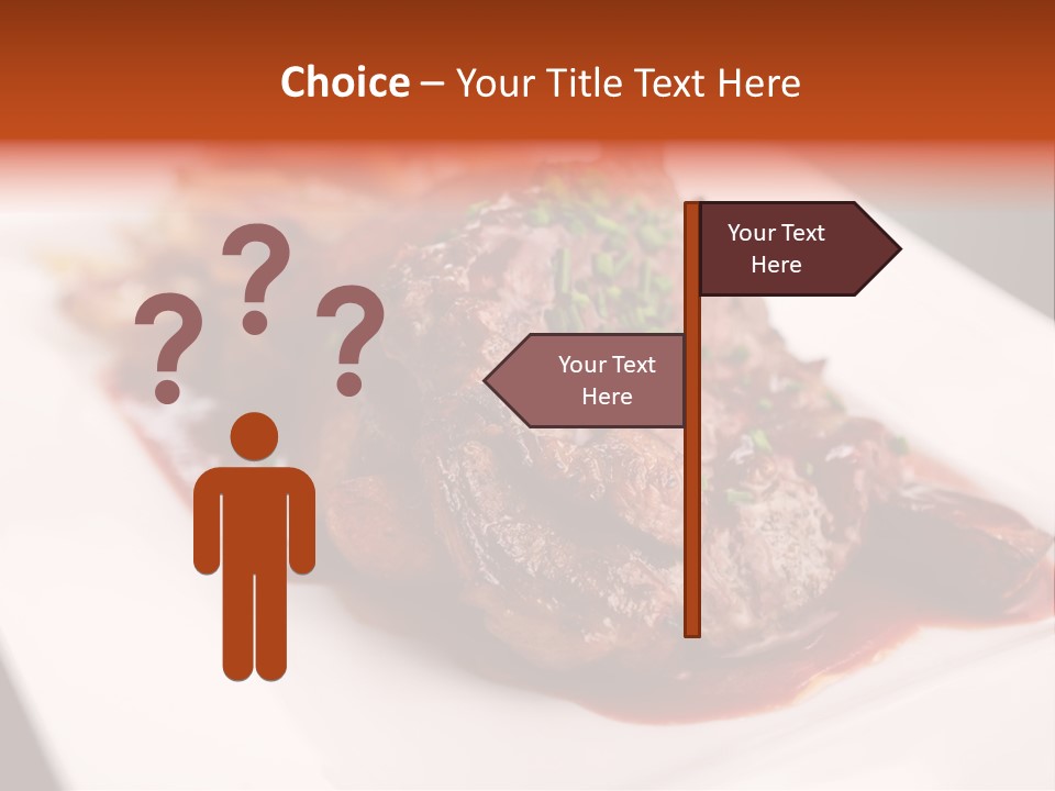 Sauce Barbecue Nutrition PowerPoint Template
