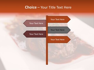 Sauce Barbecue Nutrition PowerPoint Template