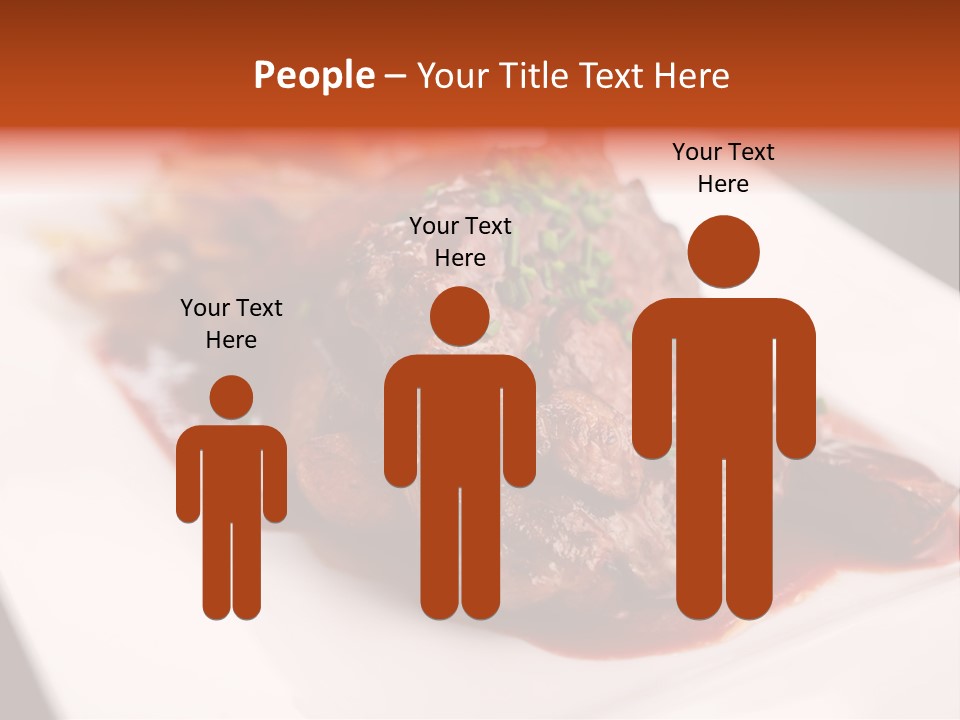 Sauce Barbecue Nutrition PowerPoint Template