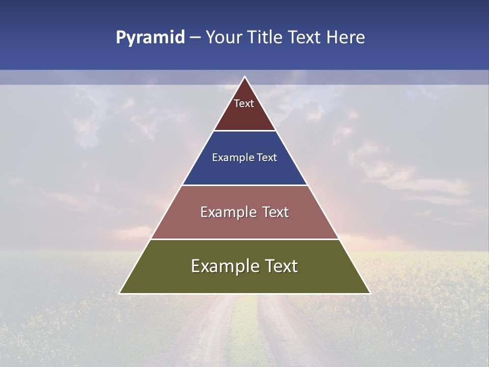 Golden White Sunrise PowerPoint Template