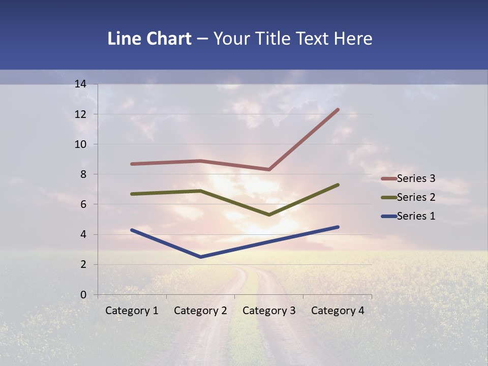 Golden White Sunrise PowerPoint Template