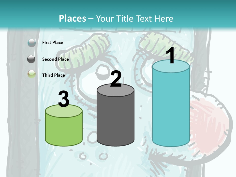 Illustration Cold Computer Virus PowerPoint Template