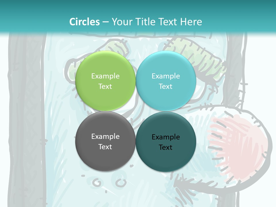 Illustration Cold Computer Virus PowerPoint Template