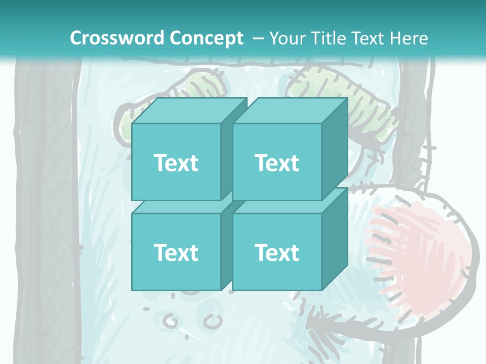 Illustration Cold Computer Virus PowerPoint Template