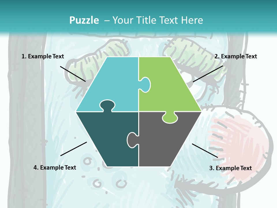 Illustration Cold Computer Virus PowerPoint Template