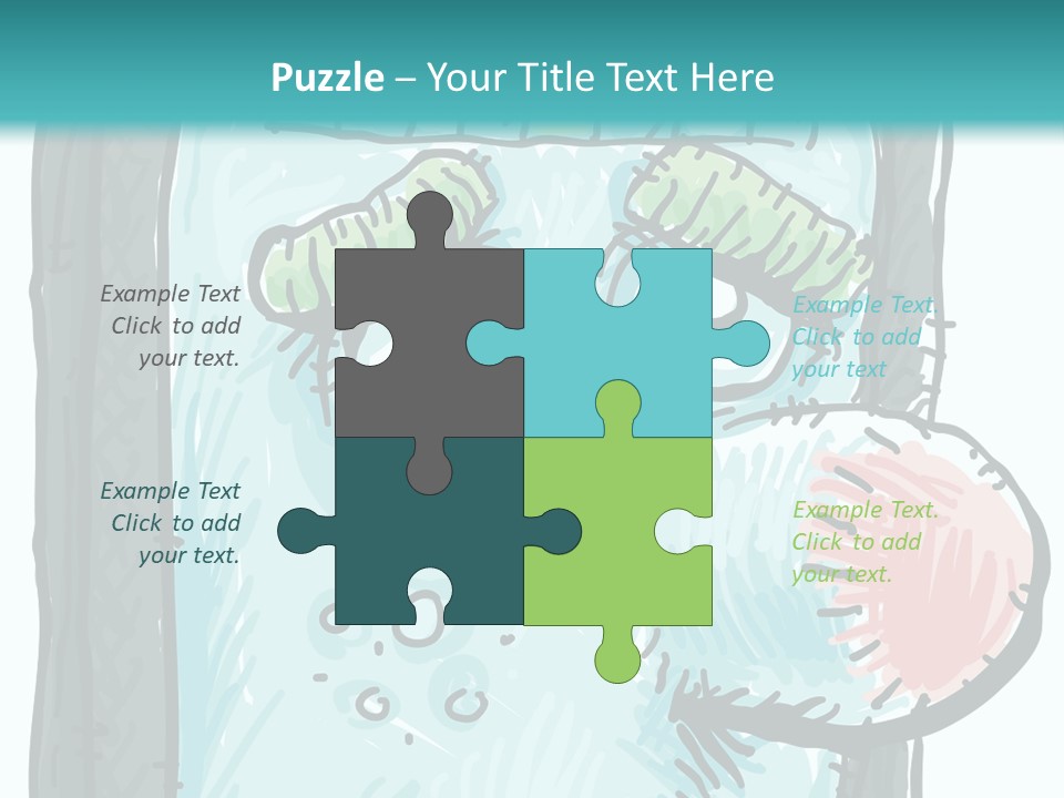 Illustration Cold Computer Virus PowerPoint Template