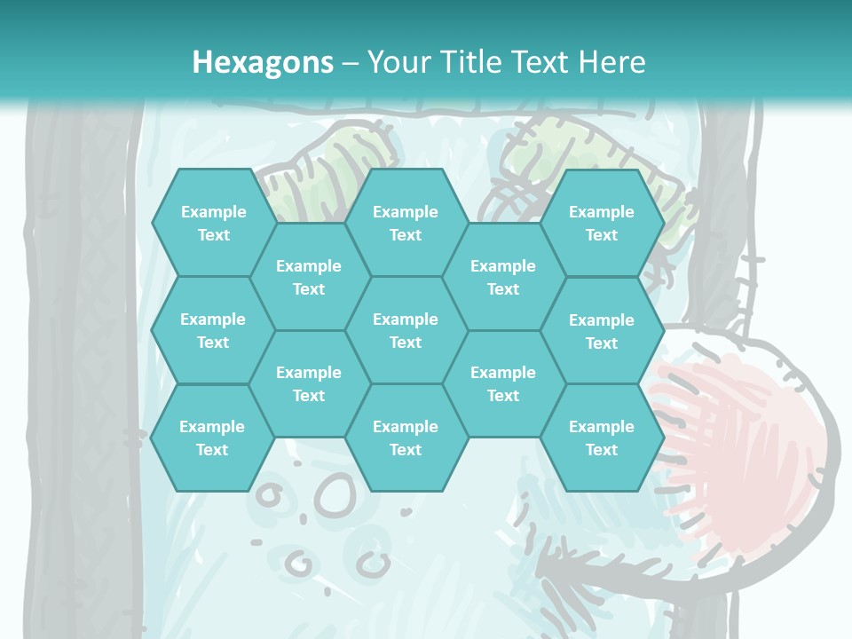 Illustration Cold Computer Virus PowerPoint Template