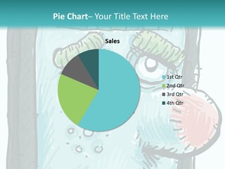 Illustration Cold Computer Virus PowerPoint Template