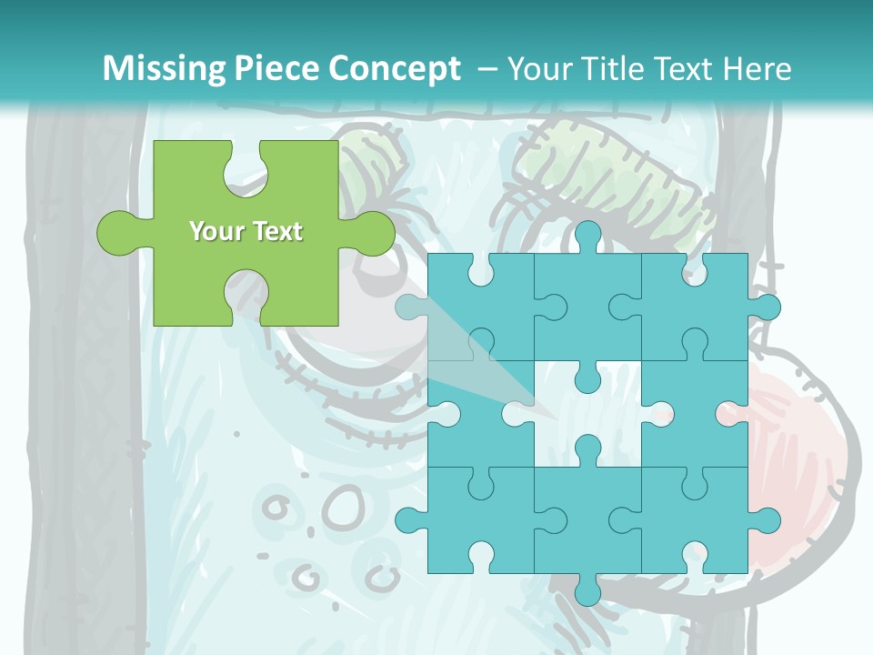 Illustration Cold Computer Virus PowerPoint Template