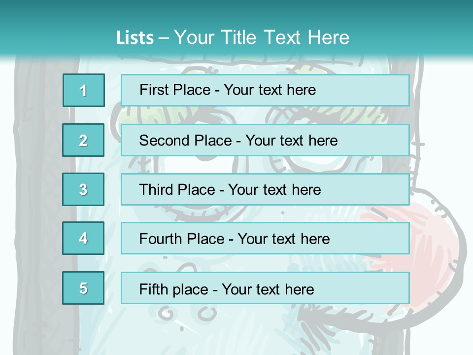 Illustration Cold Computer Virus PowerPoint Template