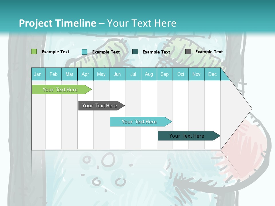 Illustration Cold Computer Virus PowerPoint Template