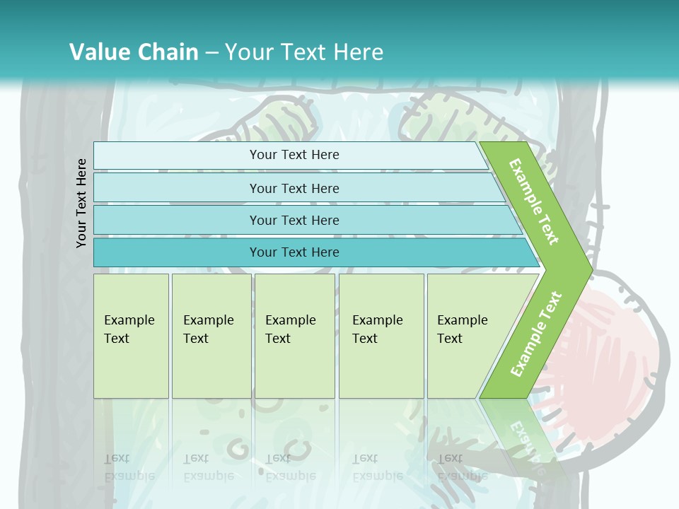 Illustration Cold Computer Virus PowerPoint Template