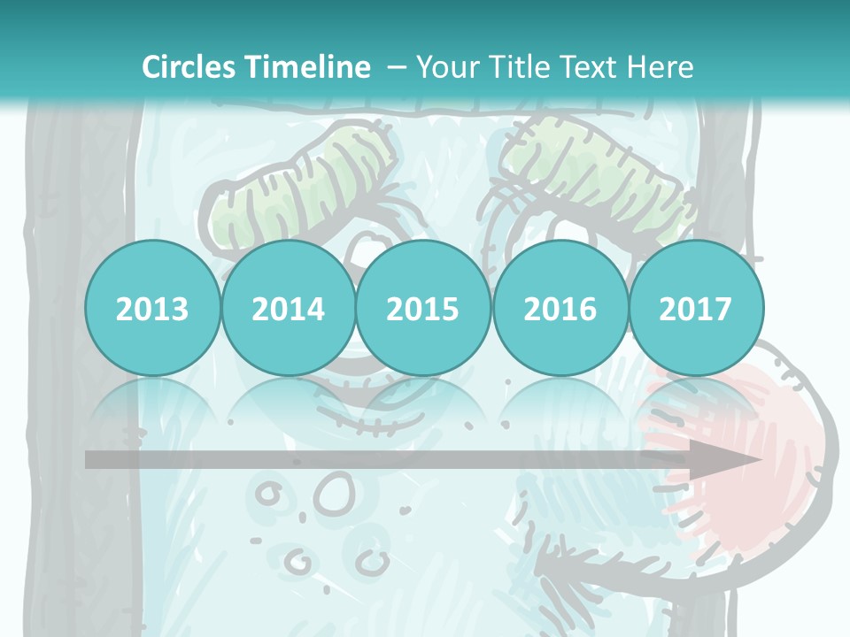 Illustration Cold Computer Virus PowerPoint Template