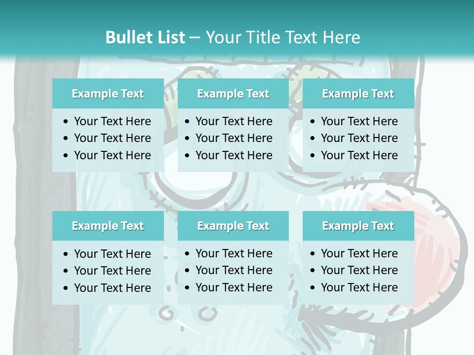 Illustration Cold Computer Virus PowerPoint Template