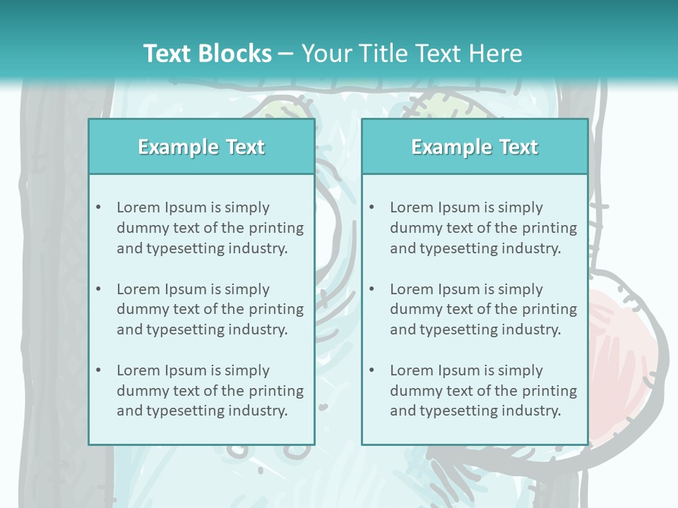 Illustration Cold Computer Virus PowerPoint Template