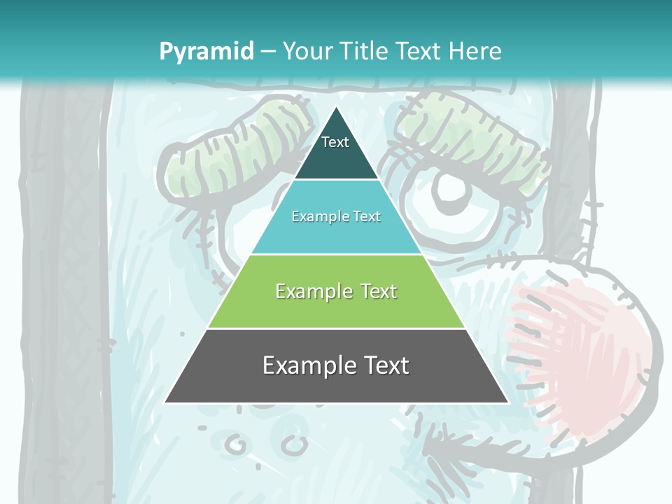 Illustration Cold Computer Virus PowerPoint Template