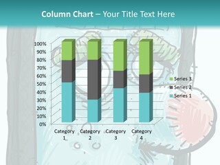 Illustration Cold Computer Virus PowerPoint Template